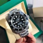 Rolex Deepsea 904L Steel ETA2836 Movement 44mm Black Face Lume Watch